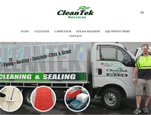 Tablet Screenshot of cleantekservices.com.au